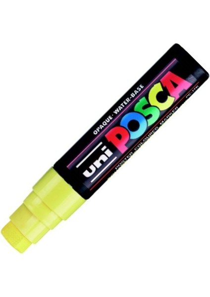 Uni-Ball Posca 15.0 Su Bazlı Poster Markörü Sarı PC-17K