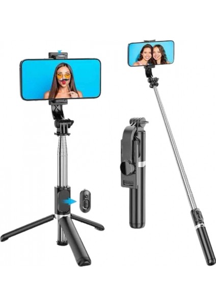 Ieg Tripod Selfie Çubuğu Bluetooth Kumandalı Kablosuz LED Işıklı modelleri