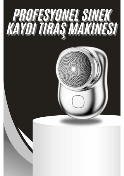 Bfs Kablosuz Tıraş Makinesi Günlük Hızlı Taşınabilir Şarjlı Yuvarlak Paslanmaz Çelik