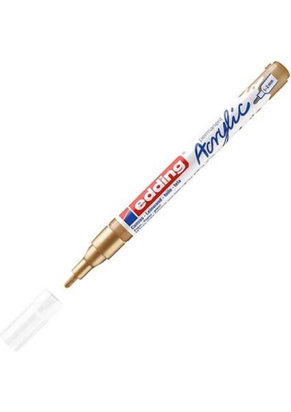 Edding Markör Akrilik Ince Uçlu Altın 924-10-LI-PKT