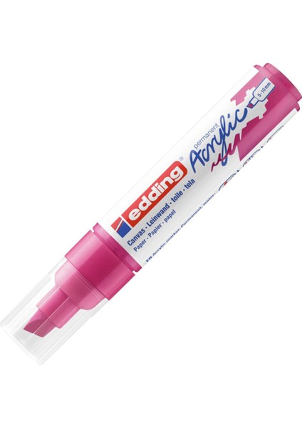 Edding Markör Akrilik Kalın Uçlu Telemagenta 909-5-LI-PKT