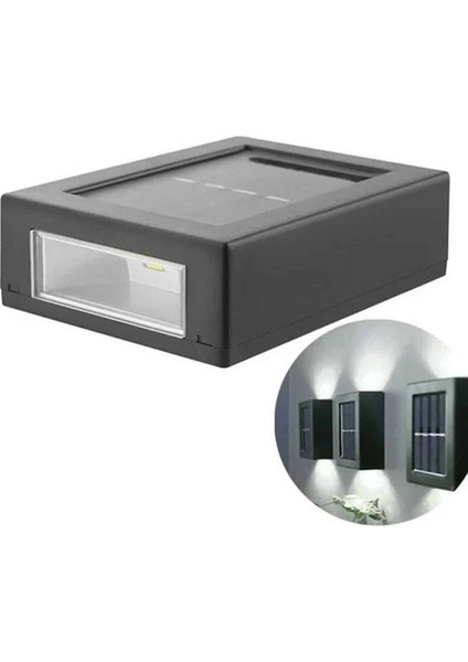 Bfs Solar Lamba Dekoratif Aplik Su Geçirmez LED Işıklı Duvar Lambası indirimleri