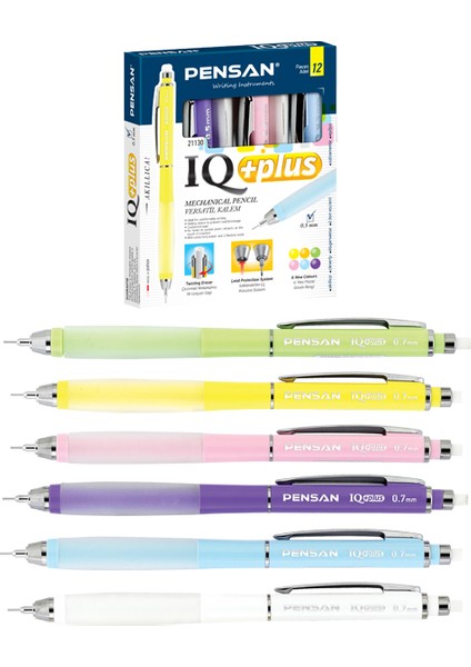 Pensan Versatil Kalem Iq Plus 0.5 mm 5 Renk 21130-12-LI-PKT fiyatları