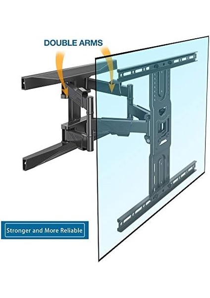 Bayou Nb P6 LCD LED OLED 40"–80" Uyumlu, Ultra Ince Tv Askı Aparatı Tuv Sertifikalı 2023 Versiyon fiyatları