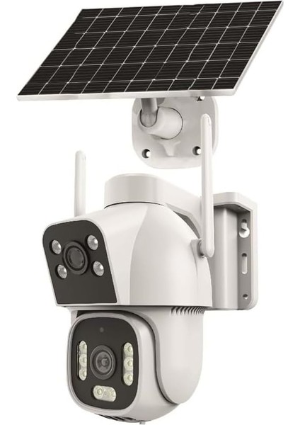 E-Simli 2 Kameralı Solar Panelli Aov Modlu Kamera