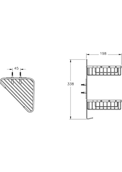 Base 300 A44163 Malzemelik, Ikili, Krom modelleri
