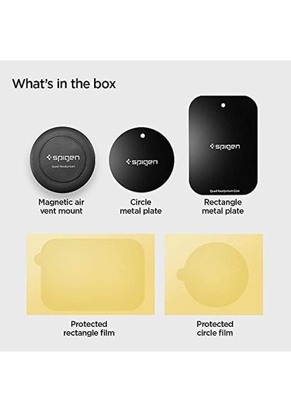 Air Vent Manyetik Araç Içi Telefon Tutucu + 2 Adet Manyetik Plaka (Tüm Cihazlarla Uyumlu Araç Tutacağı) Kuel A200 - SGP11583 fiyatları