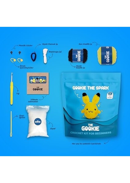 Amigurumi Tığ Kiti Örgü Seti modelleri