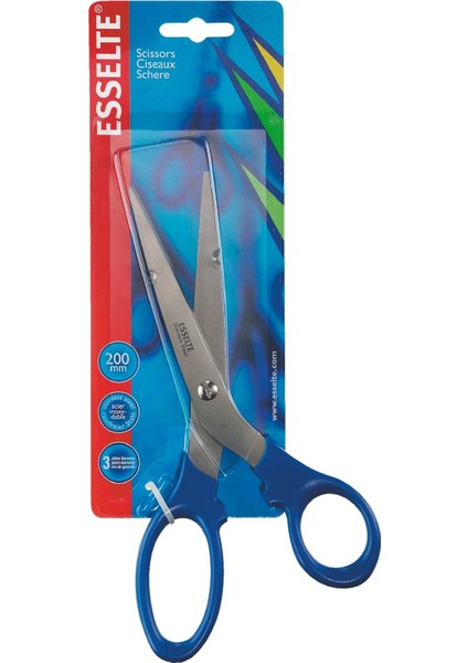 82120 Papierschere 2000, 200 Mm, 8 Inç, Sap Mavi