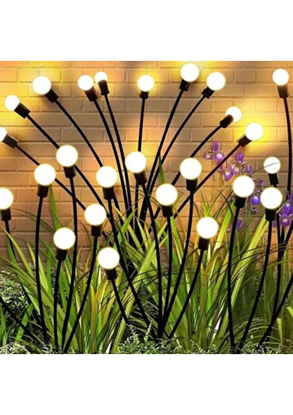 Top LED Güneş Enerjili Bahçe Aydınlatma Solar Bahçe Süsü 2 Mod 8 Top