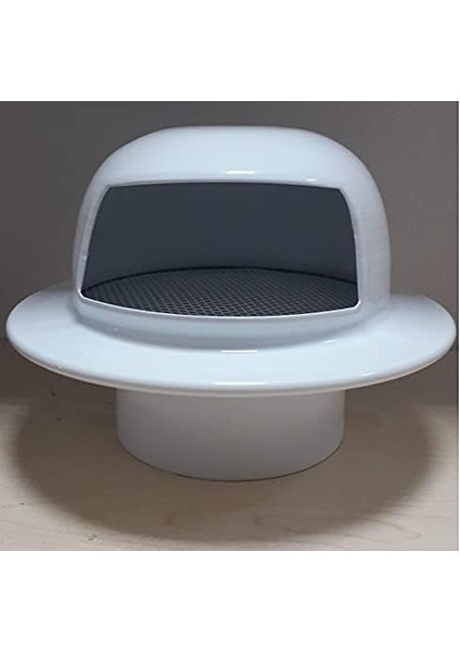 Fan Menfezi Mutfak Aspiratör Çıkışı Rüzgar Önleyici Terekli Iç Çap 100 mm Beyaz (Beyaz) modelleri
