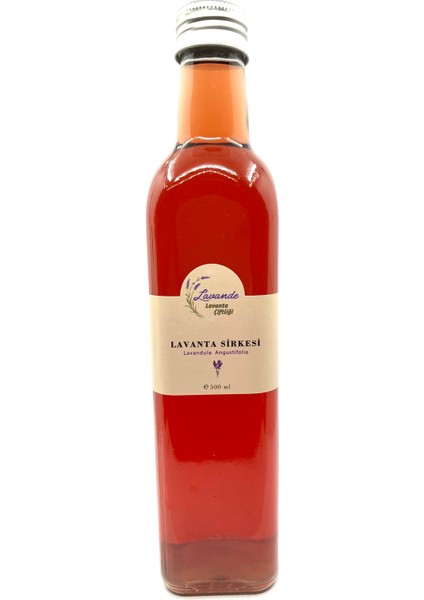 Doğal Lavanta Sirkesi 500 ml (L.angustifolia-Tıbbi Lavanta)