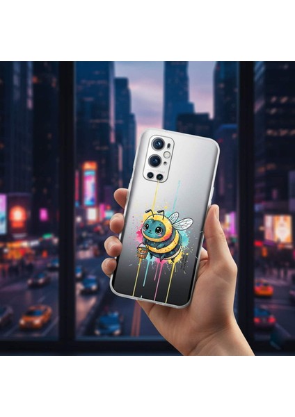 Samsung Galaxy S24 Plus ile Uyumlu Splash Arı Tasarımlı Şeffaf Silikon Kılıf modelleri