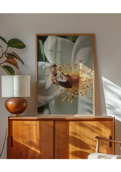 Çiçek Üzerinde Arı Poster fırsatları