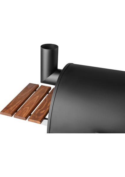 Grillord‑75 Kömürlü Barbekü (2 Adet Döküm Izgaralı) + Hediye Seti (Önlük + Kılıf)