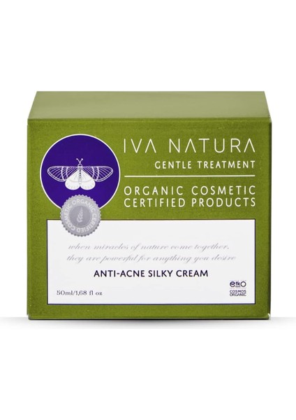 Iva Natura Organik Yağlı Ciltler Için Akne Karşıtı Krem Kara Kafes Otu ve Ardıç Yaprağı Özlü 50 ml modelleri