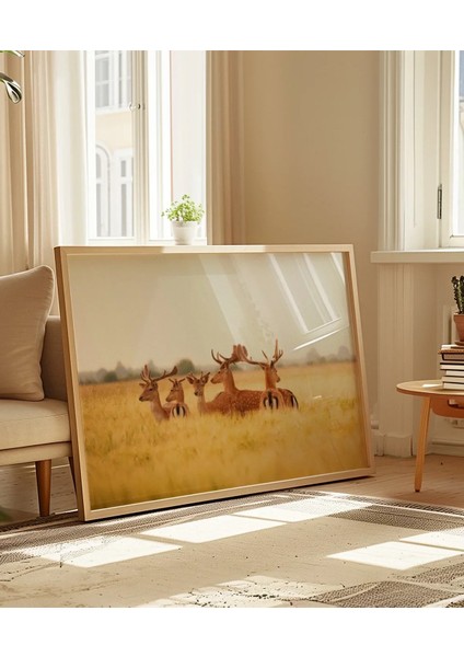 1. Bozkırda Geyik Sürüsü Poster indirimleri