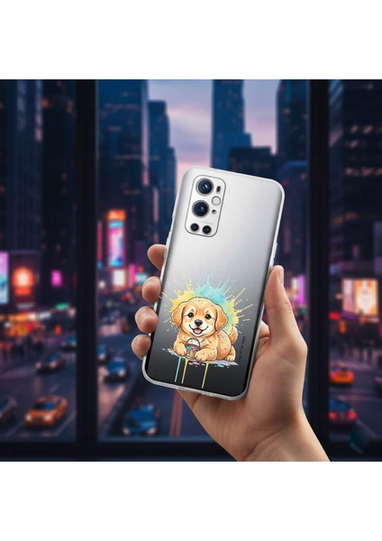 Samsung Galaxy S21 Fe ile Uyumlu Splash Köpek Tasarımlı Şeffaf Silikon Kılıf modelleri