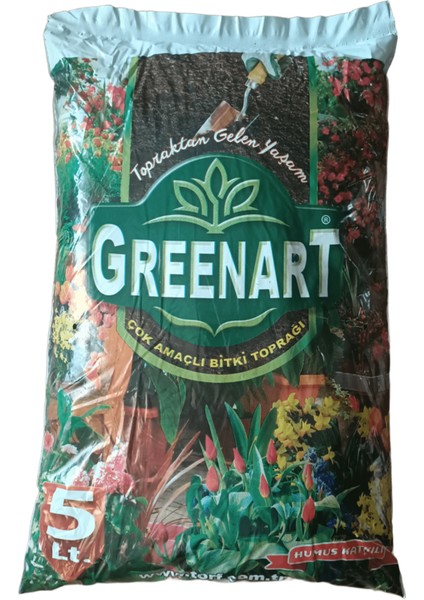 Greenart Bitki Toprağı Humus Katkılı (5 Litre)