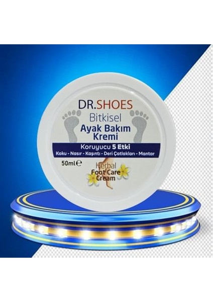 Dr.shoes Bitkisel Ayak Bakım Kremi - Ayak Koku Karşıtı Krem 50 Ml. Koruyucu 5 Etki modelleri