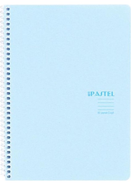Keskin Color Plastik Kapak Spiralli Pastel Note Defter 17X24 80 Yp Çizgili (6 LI)327751-99 fiyatları