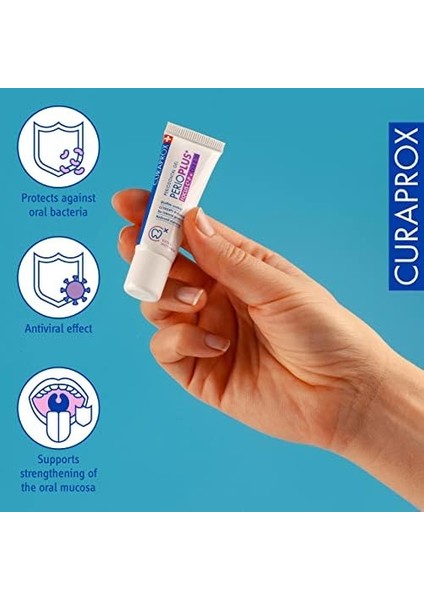 Curaprox Perio Plus Focus Jel – Hedeflenen Diş Eti Bakımı | Chx ve Hyaluronik Asit ile Iyileşmeyi Destekler | 10 ml Tüp modelleri