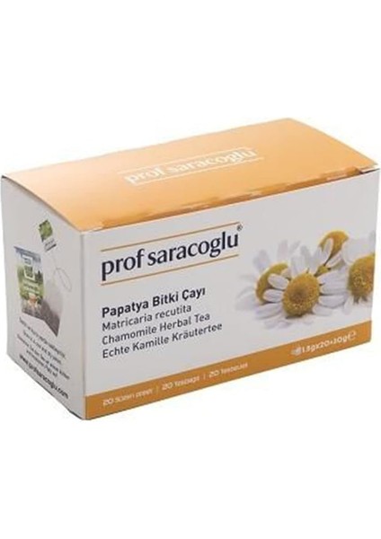 Prof Saracoglu Papatya 20'li Bitki Çayı
