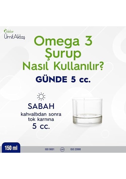 Dr. Ümit Aktaş Omega-3 Şurup modelleri
