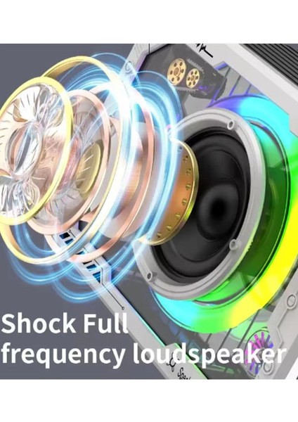 Bfs Vtn-82 Taşınabilir Kablosuz Işıklı Bluetooth Hoparlör Ses Değiştirme Özellikli modelleri