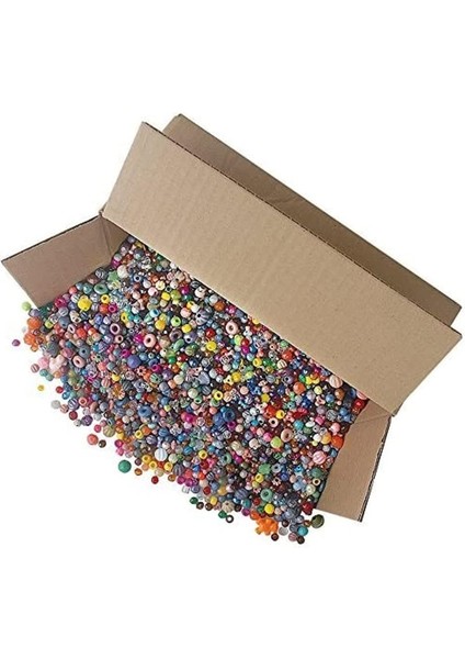 Bonanza El Işi Boncukları, Karışık, 2,3 Kg, Farklı Boyutlarda, Çok Renkli