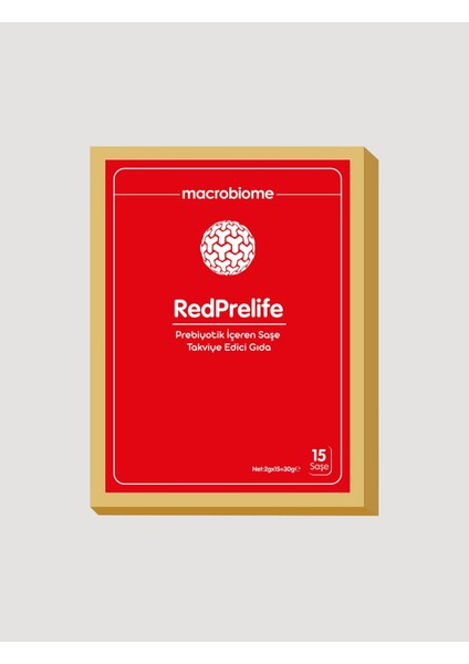Redprelife Prebiyotik Içeren Takviye Edici Gıda 15 Saşe
