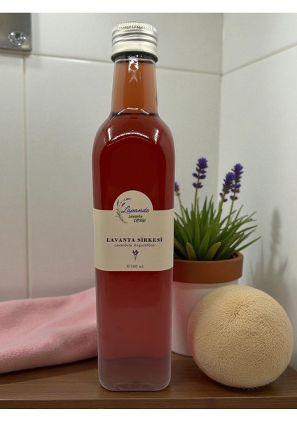 Doğal Lavanta Sirkesi 500 ml (L.angustifolia-Tıbbi Lavanta) fırsatları