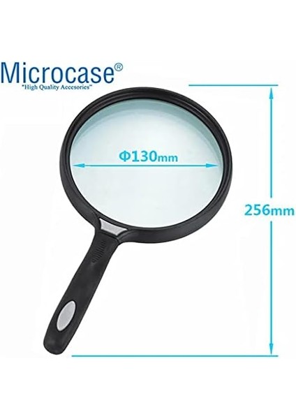 130 mm Çap 2.5 x Büyütme El Tipi Büyüteç - AL2491 fiyatları