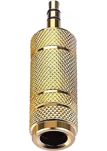 Genel Altın 3.5 mm Erkek 6.3 mm Gitar Çevirici 1 Adet