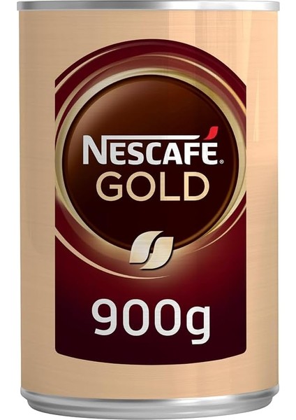 Nescafé Gold Teneke Çözünebilir Kahve, 900 Gram