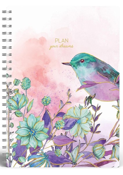 Ajanda 2024-2025 Spiralli 17X23CM 100GR.