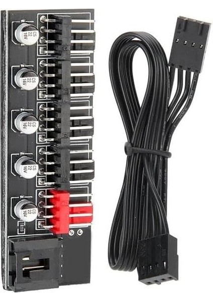 Fan Çoklayıcı 5 Port Y Pwm Splitter 4 Pin Hub Cpu Kablo Çoğaltıcı