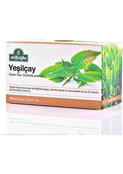 Arifoğlu Yeşil Çay 20LI Süzen Poşet Çay