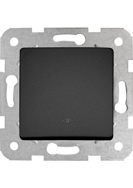 Linnera Life Gece Siyahı Permütatör Mekanizma ve Düğme