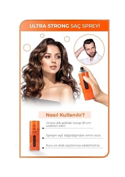 Morfose Ultra Strong 75 ml Saç Spreyi