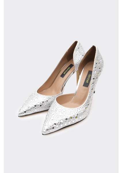 Taşlı Dekolteli Kadın Stiletto fiyatları