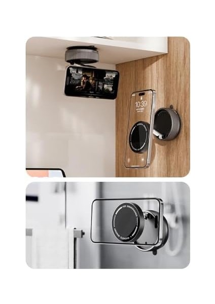 K10A Katlanabilir 360 Derece Her Yöne Dönebilir Vacum Magnetic Araç Tutucu Telefon Standı Kilitli Vakum ve 5 kg Taşıma Kapasiteli Mıknatıs Ile Hem Şık ve Kaliteli Hem De Sağlam ve Çok Güçlü fiyatları