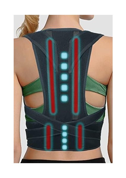 Ankaflex-Dik Duruş Korsesi Kamburluk Önleyici Korse Erkek Bayan Bel Sırt Omuz Dik Durmak Yürümek Için Korse fiyatları