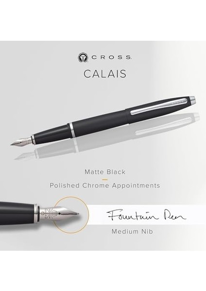 AT011614MS Calais Dolma, Medium Uç Siyah fiyatları