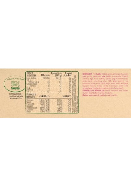 Nesfit Nestle Çilekli Tam Tahıllı Bar 23.5 G x 16 fiyatları