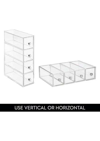 Interdesign Bosphorus 36560ES Düzenleyici, Akrilik, Şeffaf