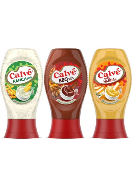 Ranch Sos 245 G Barbekü Sos 290 G Ballı Hardal 260 G fiyatları