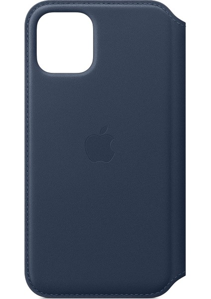 11 Pro Için Deri Folyo Kılıf - Derin Mavi