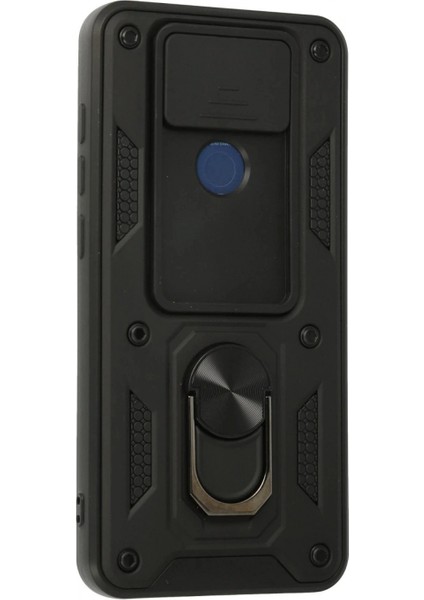 Ieg Xiaomi Redmi Note 9 Kılıf Pars Lens Yüzüklü Silikon - Siyah modelleri