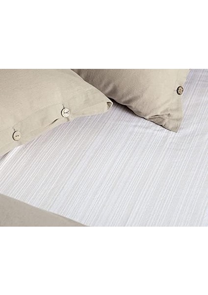 Coco NT0000000111 Mer Tek Kişilik Yıkamalı Nevresim Takımı, Bej fiyatları